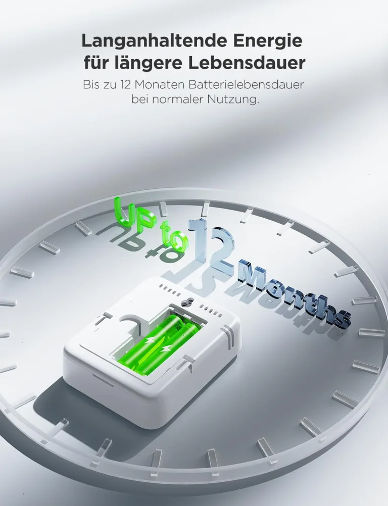 Govee Bluetooth Thermometer Hygrometer Innen, LCD Digital Temperatur luftfeuchtigkeitsmesser mit Benachrichtigungs Alarm, Präzise Thermo-Hygrometer mit APP, Datenspeicherung für Gewächshaus Weinkeller – Bild 6