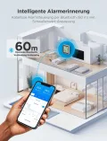 Govee Bluetooth Thermometer Hygrometer Innen, LCD Digital Temperatur luftfeuchtigkeitsmesser mit Benachrichtigungs Alarm, Präzise Thermo-Hygrometer mit APP, Datenspeicherung für Gewächshaus Weinkeller - Thumbnail 5