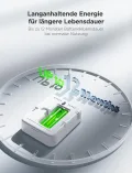 Govee Bluetooth Thermometer Hygrometer Innen, LCD Digital Temperatur luftfeuchtigkeitsmesser mit Benachrichtigungs Alarm, Präzise Thermo-Hygrometer mit APP, Datenspeicherung für Gewächshaus Weinkeller - Thumbnail 6