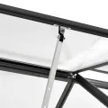 vidaXL Gewächshaus mit Grundrahmen Anthrazit Aluminium 4,75 m² - Thumbnail 6
