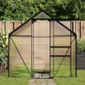 vidaXL Gewächshaus mit Grundrahmen Anthrazit Aluminium 4,75 m² - Thumbnail 10