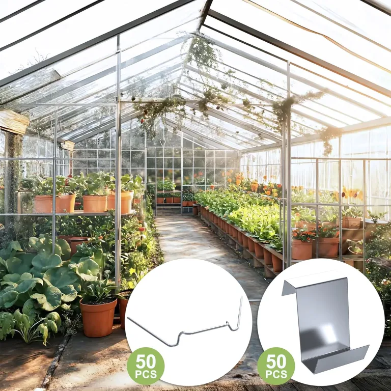 14 Pcs Polycarbonat Hohlkammerplatten Hohlkammerstegplatten Doppelstegplatten transparente Polykarbonat Platten 4 mm stark 60,5 x 121 cm Ersatzteile für Garten Treibhaus Ersatzplatten 10,25 m² – Bild 7