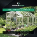 Gewächshausklammern aus 304 Edelstahl (rostfrei) - 100 Stück - Gewächshausklemmen mit hoher Spannkraft - Montageklammern für Glashaus – Gewächshaus Zubehör - 95 x 40 mm - 1,6 mm Dicke - Thumbnail 6