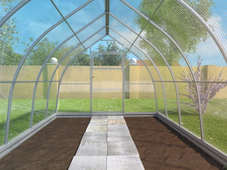 Gewächshaus Groß Drop 3x10m StahlRahmen Garten Treibhaus Pflanzenhaus 30M² mit 4mm Polycarbonat - Modelle und Größen Verschiedene – Bild 7