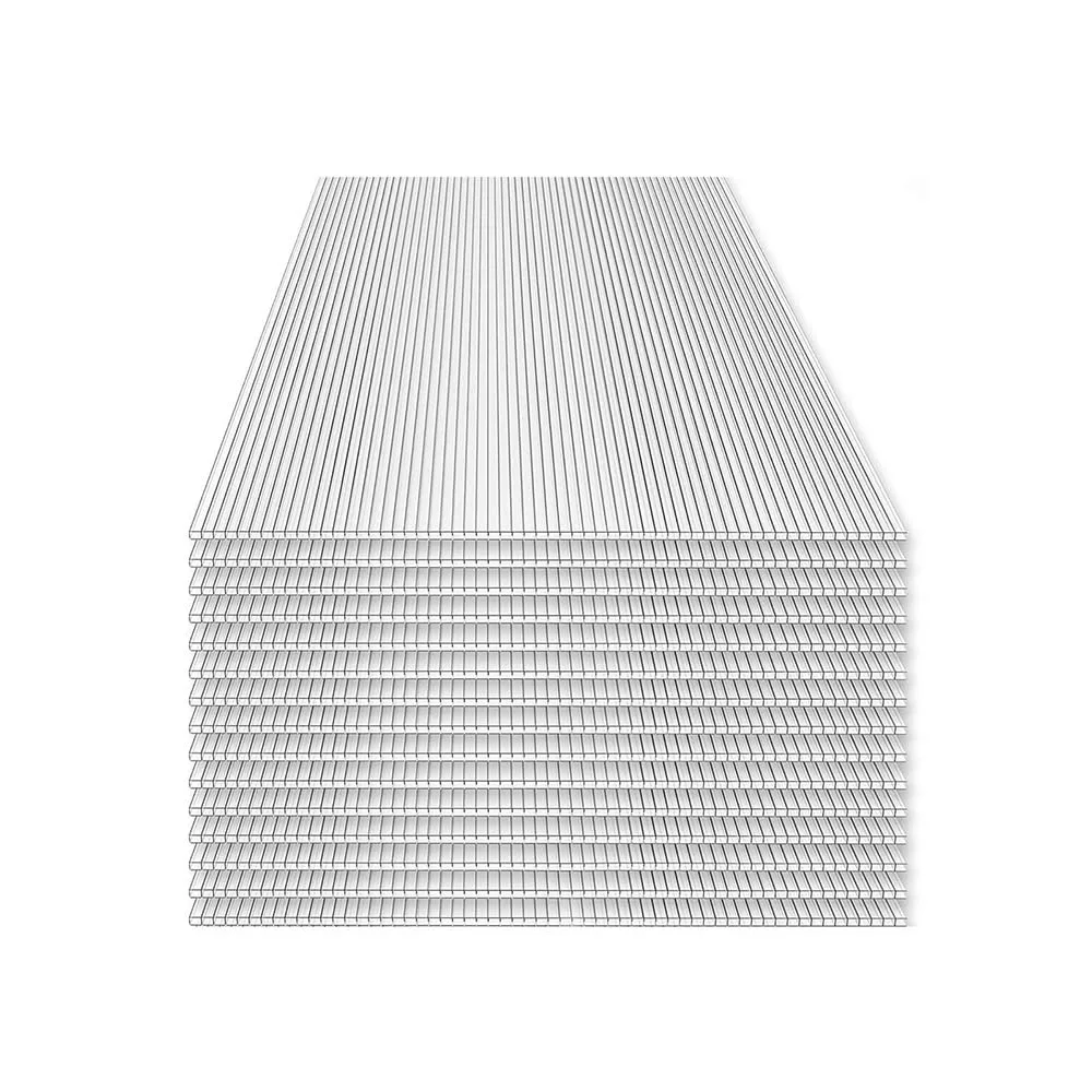 Home Deluxe - Hohlkammerstegplatten VARUS - UV-Geschützt - 15-teiliges Set I Hohlkammerplatten, Gewächshaus, Doppelstegplatte - Bild 1