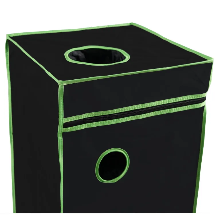 Zelsius Growzelt MyHomeGrow Grow Tent | Indoor Growroom | Growschrank Darkroom Pflanzenzelt Gewächshaus Zuchtzelt (140 x 140 x 200 cm, Grau) – Bild 3