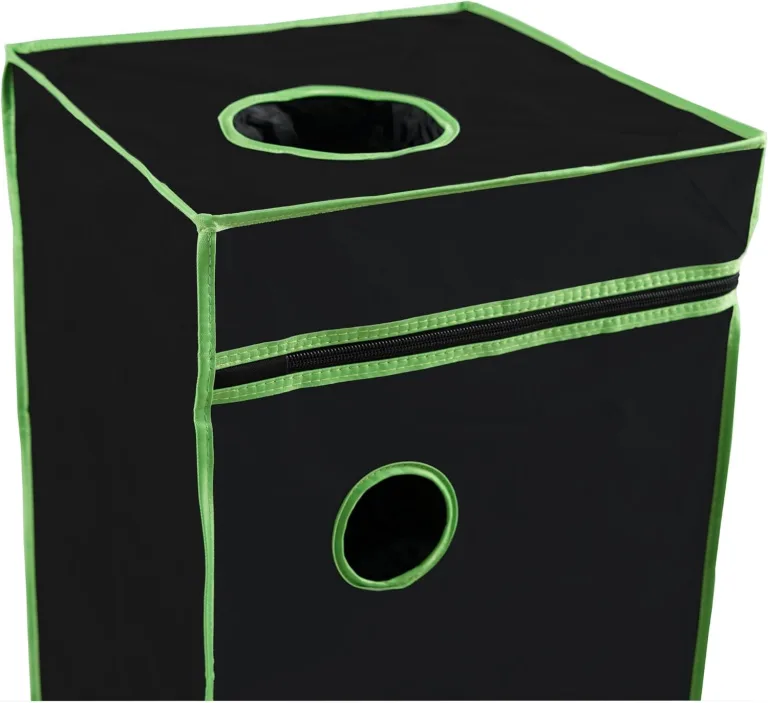 Zelsius Growzelt MyHomeGrow Grow Tent | Indoor Growroom | Growschrank Darkroom Pflanzenzelt Gewächshaus Zuchtzelt (60 x 60 x 120 cm, Grau) – Bild 6