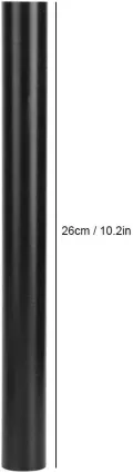 Gewächshaus Regenwasser Dachrinne Wasser Butt Down Rohr Dachrinne 2 Kits Schuppen Entwässerung Fallrohr Zubehör Zubehör 10,2 Zoll Schwarz - Thumbnail 4