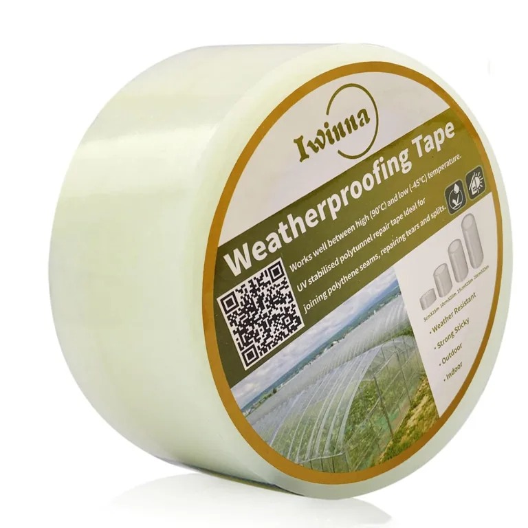 Polytunnel Greenhouse Clear Polytheen Reparatie Tape (50-25) – Bild 1