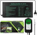RIOGOO 24 * 52 cm Sämling-Heizmatte und Thermostatregler 68-108 ° F Digitaler Thermostatregler IP68 Wasserdicht (beheizte Matte + Thermostatregler) - Thumbnail 1
