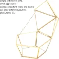 Glas Terrarium Einzigartige geometrische Sukkulente Pflanzer Pflanzer Künstliche Blumenbehälter Halter Staubschutz Dekor Mini Innen Gewächshaus - Thumbnail 4