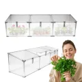 Grindi Frühbeetaufsatz - Mini Gewächshaus Magnolia III 180x51x51 cm - Gewächshaus klein Balkon - Garten Polycarbonat - Hochbeet Balkon Treibhaus - Frühbeetkasten - Laarbeek Mini - Thumbnail 1
