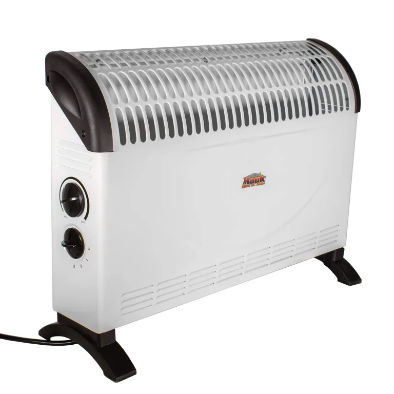 MAUK® Elektroheizung Steckdosenheizung | Frostwächter mit Thermostat 3 Stufen Konvektor | Heizgerät mit Tragegriff Camping Heizer 750/1250/2000 Watt Weiß elektrisch für Gewächshaus – Bild 1