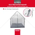 Noor Überwinterungszelt IGLU für Kübelpflanzen - wetterfestes UV-beständiges Winterschutzzelt - Robustes frostsicheres Foliengewächshaus mit 3-lagiger Luftpolsterfolie - Modell XL 180x180x220 cm - Thumbnail 3