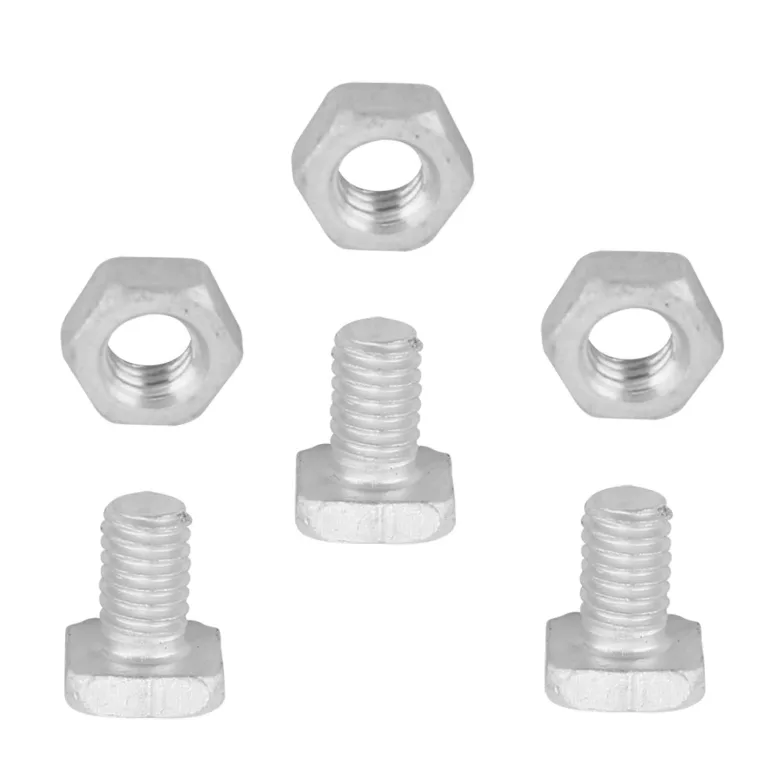 M6 Muttern und Bolzenset, 50 Stück, Käfigmuttern, CSK Bolzen, multifunktional, langlebig, Aluminium Muttern für Gewächshaus, Haus, Hof, Paneel Rack – Bild 1