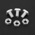 M6 Muttern und Bolzenset, 50 Stück, Käfigmuttern, CSK Bolzen, multifunktional, langlebig, Aluminium Muttern für Gewächshaus, Haus, Hof, Paneel Rack - Thumbnail 3