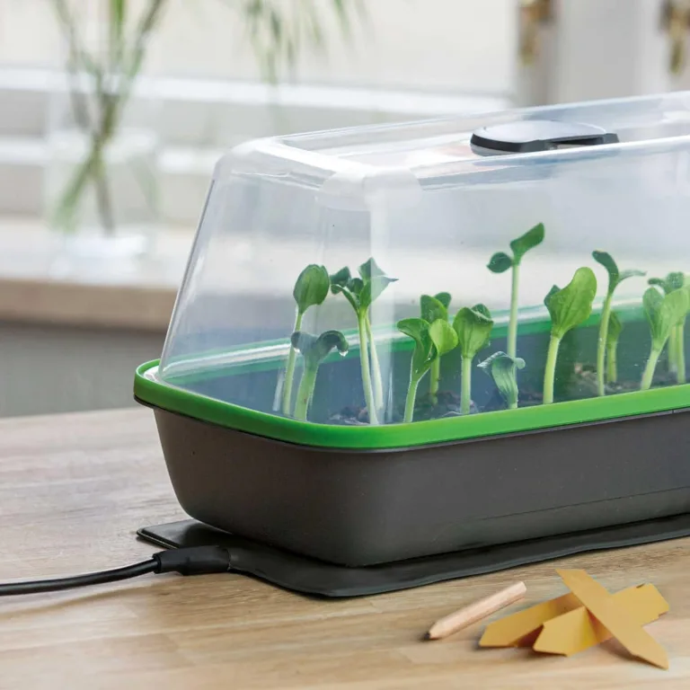 Romberg Heizmatte für Pflanzenanzucht, Größe S (40 × 15 cm), 14 W, IP67 wasserdichte Pflanzenheizung für Mini-Gewächshaus & Terrarium, passend für BoQube M und L PLUS Zimmergewächshäuser – Bild 5