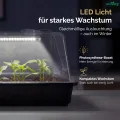 Romberg Lumio M LED Mini Gewächshaus mit LED Pflanzenbeleuchtung für Pflanzenanzucht, 5 W LED Wachstumslampe für Kräuter, Gemüse und Stecklinge, Indoor Anzuchtgewächshaus, 38 × 24 × 19 cm - Thumbnail 2