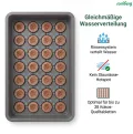 Romberg Lumio M LED Mini Gewächshaus mit LED Pflanzenbeleuchtung für Pflanzenanzucht, 5 W LED Wachstumslampe für Kräuter, Gemüse und Stecklinge, Indoor Anzuchtgewächshaus, 38 × 24 × 19 cm - Thumbnail 4