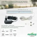 Romberg Lumio M LED Mini Gewächshaus mit LED Pflanzenbeleuchtung für Pflanzenanzucht, 5 W LED Wachstumslampe für Kräuter, Gemüse und Stecklinge, Indoor Anzuchtgewächshaus, 38 × 24 × 19 cm - Thumbnail 7