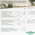 Romberg Lumio M LED Mini Gewächshaus mit LED Pflanzenbeleuchtung für Pflanzenanzucht, 5 W LED Wachstumslampe für Kräuter, Gemüse und Stecklinge, Indoor Anzuchtgewächshaus, 38 × 24 × 19 cm - Thumbnail 8