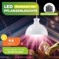 Bio Green Pflanzenleuchte FLORABOOSTER 500 - Weiß | LED Vollspektrum | Maximales Wachstum | Gewächshauslampe | Grow Light für Gemüse- & Zimmerpflanzen - Thumbnail 2