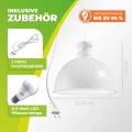 Bio Green Pflanzenleuchte FLORABOOSTER 500 - Weiß | LED Vollspektrum | Maximales Wachstum | Gewächshauslampe | Grow Light für Gemüse- & Zimmerpflanzen - Thumbnail 5
