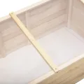 Outsunny Gewächshaus Holz Frühbeet Frühbeetkasten Treibhaus Garten & Pflanzkasten-System für Garten Balkon, 100 x 50 x 35 cm, Natur, Tanne, PC-Platte - Thumbnail 6