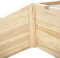 Outsunny Gewächshaus Holz Frühbeet Frühbeetkasten Treibhaus Garten & Pflanzkasten-System für Garten Balkon, 100 x 50 x 35 cm, Natur, Tanne, PC-Platte - Thumbnail 8