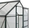 Westmann Gewächshaus Flora 68 Aluminium | 252x192x201 cm | Anthrazit | Pflanzhaus & Treibhaus zum ganzjährigen Anbau von Gemüse & Obst - Thumbnail 6