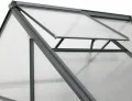 Westmann Gewächshaus Flora 68 Aluminium | 252x192x201 cm | Anthrazit | Pflanzhaus & Treibhaus zum ganzjährigen Anbau von Gemüse & Obst - Thumbnail 7