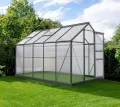 Westmann Gewächshaus Flora 610 Aluminium | 312x192x201 cm | Anthrazit | Pflanzhaus & Treibhaus zum ganzjährigen Anbau von Gemüse & Obst - Thumbnail 4