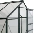 Westmann Gewächshaus Flora 610 Aluminium | 312x192x201 cm | Anthrazit | Pflanzhaus & Treibhaus zum ganzjährigen Anbau von Gemüse & Obst - Thumbnail 6