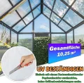 Froadp 14pcs Gewächshausplatten Zuschneidbar Stegplatten UV-Beständigen Polycarbonat Hohlkammerplatten 605x1210x4mm Polycarbonatplatten Transparente Doppelstegplatten für Garten Gewächshäuser - Thumbnail 4