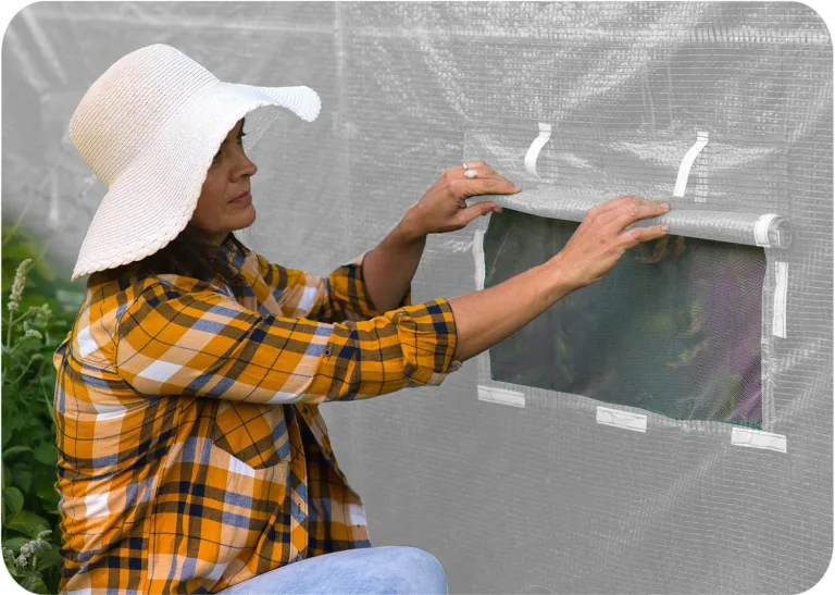 Ersatzfolie für Folientunnel Gartentunnel Gewächshaus Verschiedene Größen PLONOS (2 x 3 m) – Bild 7