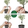 50 Blitzbinder 7cm - Pflanzenbinder für Gartenbau und Haushalt | Kabelbinder | Schlauchbinder | Universalbindung aus Gummi | 50 Stück | UV-beständig und elastisch | wiederverschließbar - Thumbnail 2