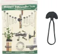 50 Blitzbinder 7cm - Pflanzenbinder für Gartenbau und Haushalt | Kabelbinder | Schlauchbinder | Universalbindung aus Gummi | 50 Stück | UV-beständig und elastisch | wiederverschließbar - Thumbnail 1