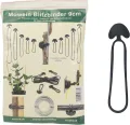 50 Blitzbinder 9cm - Pflanzenbinder für Gartenbau und Haushalt | Kabelbinder | Schlauchbinder | Universalbindung aus Gummi | 50 Stück | UV-beständig und elastisch | wiederverschließbar - Thumbnail 1
