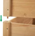 Yaheetech stapelbares Hochbeet 3 Etagen Blumentreppe Stufenbeet Garten Beete Pflanzenbeet Holz Frühbeet für Gemüse, Kräuter, Blumen, 3-stufig, Hellbraun - Thumbnail 8