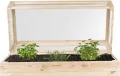 HI 62914 Hochbeet aus Holz mit Deckel und Folie 105x50x100cm - Thumbnail 2