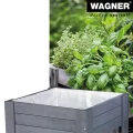 WAGNER GrowFAMILY - Hochbeet - GrowBOX Light - Nadelholz, Massivholz FSC®, anthrazit, 53,5 x 53,5 x 70 cm, Regalboden, inkl. Pflanztasche - 25035001 - Thumbnail 4