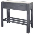 WAGNER GrowFAMILY - Hochbeet - GrowBOX Light - Nadelholz, Massivholz FSC®, anthrazit, 53,5 x 53,5 x 70 cm, Regalboden, inkl. Pflanztasche - 25035001 - Thumbnail 9
