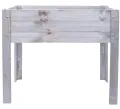 mgc24 Hochbeet Kiefernholz Dunkelbraun, 80 x 30 x 78cm, extra schmal | Stehender Pflanzkasten aus Holz, Für Garten/Terrasse/Balkon, vielseitig nutzbar, robust & stabil, einfache Montage - Thumbnail 7