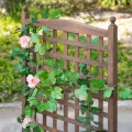 Outsunny Pflanzkasten Blumenständer Rankgitter Rankkasten Rosenbogen mit Leckage-Löcher Garten Holz Dunkelbraun 64 x 28 x 120 cm - Thumbnail 6