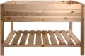 mgc24 Hochbeet Massiv für Kinder - Kiefernholz Grau rechteckig für Garten/Terrasse/Balkon - 79 x 40 x 50 cm - Thumbnail 7