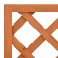 vidaXL Tannenholz Massiv Garten Spalier mit Blumenkasten Pflanzkasten Rankhilfe Rankkasten Rankgitter Blumenständer Blumenkübel Orange 50x25x90cm - Thumbnail 5
