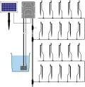 Esotec Solar Bewässerungssystem WaterSpray Professional, 20 Sprüher, Bewässerungscomputer Pflanzenbewässerung, automatische Bewässerung Garten Hochbeet Balkon Gewächshaus, 101122 - Thumbnail 4