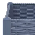 vidaXL Hochbeet Blumenkasten Gemüsebeet Pflanzbeet Blumenbeet Pflanzkasten Blumenkübel Pflanzkübel Kräuterbeet 120x40x38cm Polypropylen - Thumbnail 6