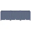 vidaXL Hochbeet Blumenkasten Gemüsebeet Pflanzbeet Blumenbeet Pflanzkasten Blumenkübel Pflanzkübel Kräuterbeet 120x40x38cm Polypropylen - Thumbnail 7