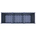 vidaXL Hochbeet Blumenkasten Gemüsebeet Pflanzbeet Blumenbeet Pflanzkasten Blumenkübel Pflanzkübel Kräuterbeet 120x40x38cm Polypropylen - Thumbnail 9